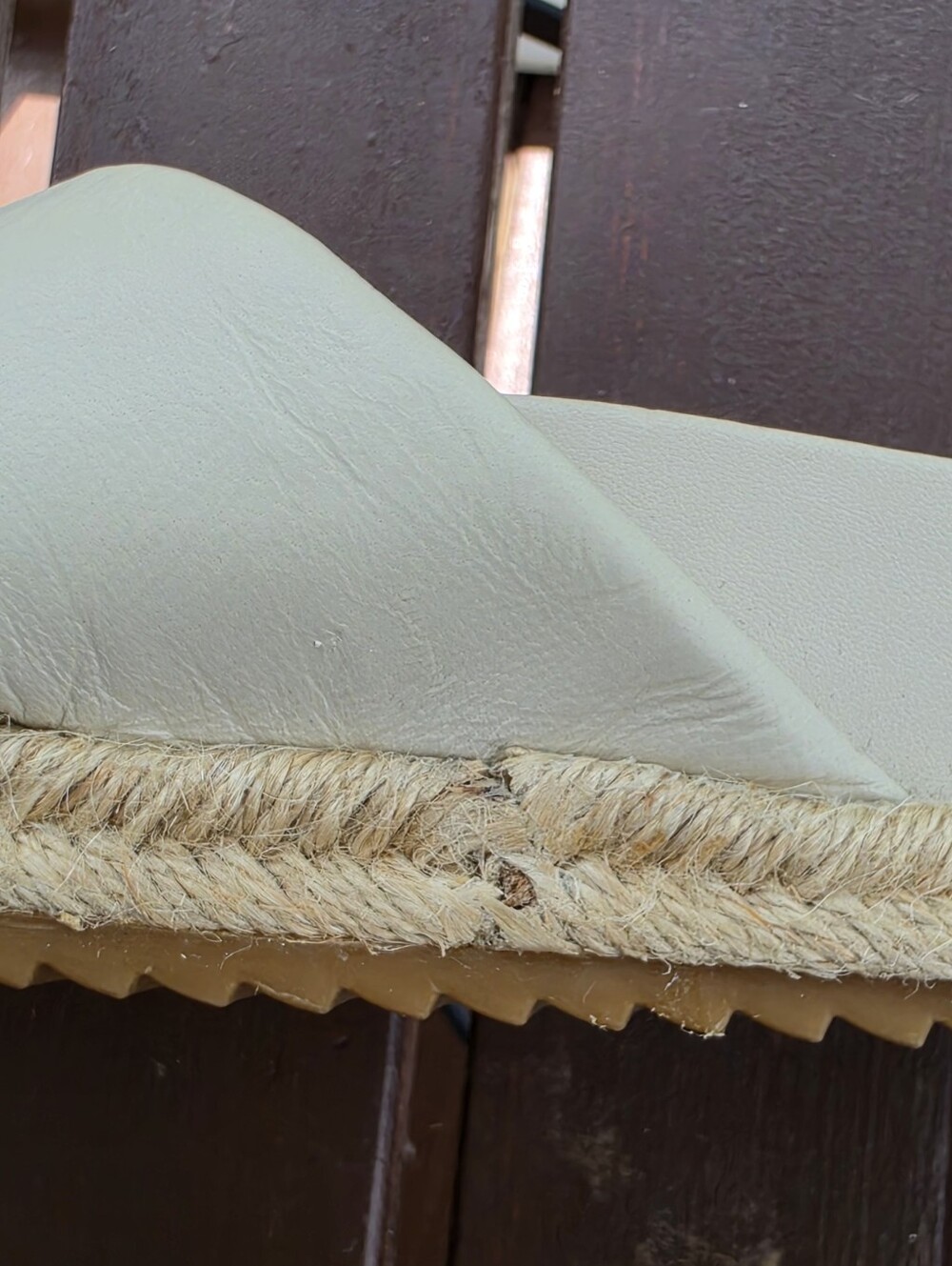 ZARA Cream Crisscross Espadrille Slide Sandals - Picture 7 of 7